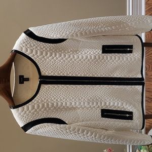 Rafaella 16 white with vegan black leather